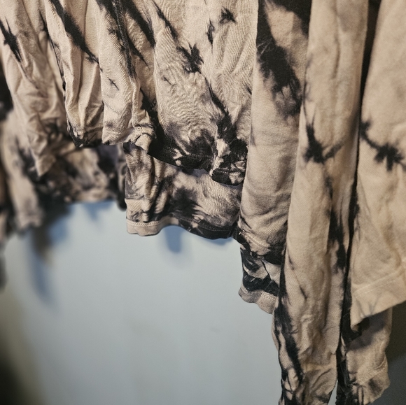 Tie Dye Light Pink and Black Dress Shirt - Picture 4 of 6